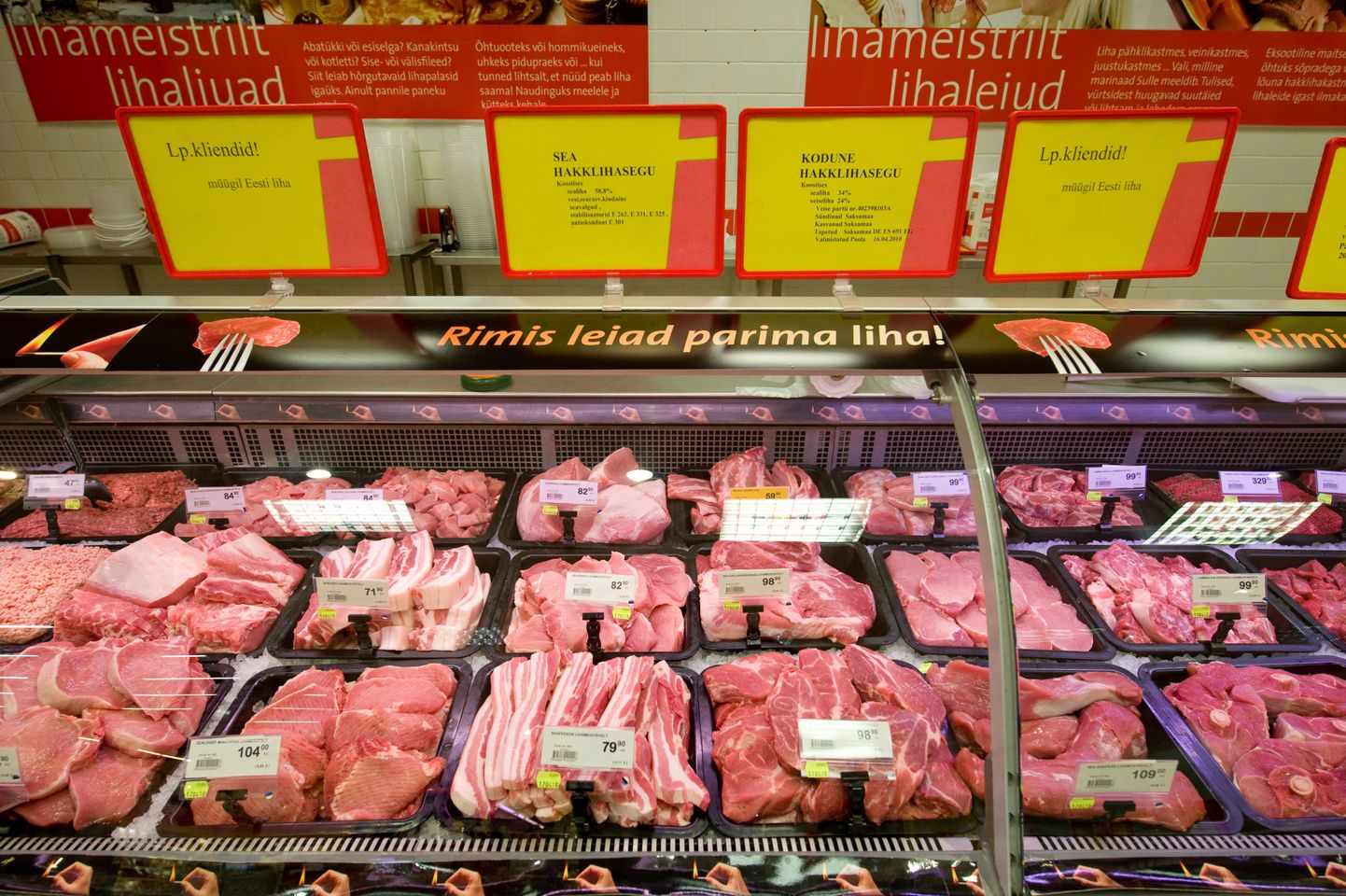 Rimi pani Eesti liha müüki pärast puhkenud skandaali.