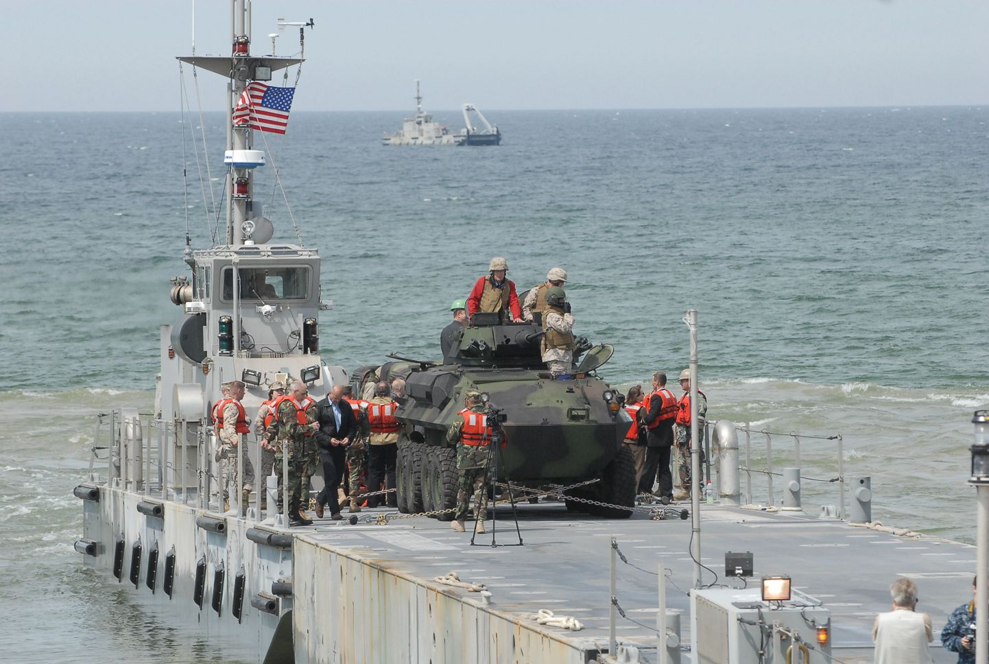 USA mereväelased NATO õppuse ajal Ventspilsi läheduses.