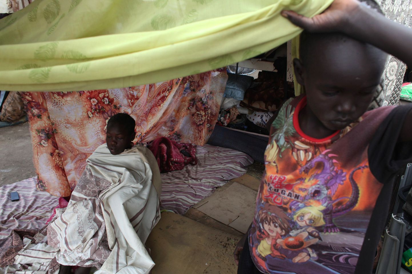 Lõuna-Sudaani lapsed.