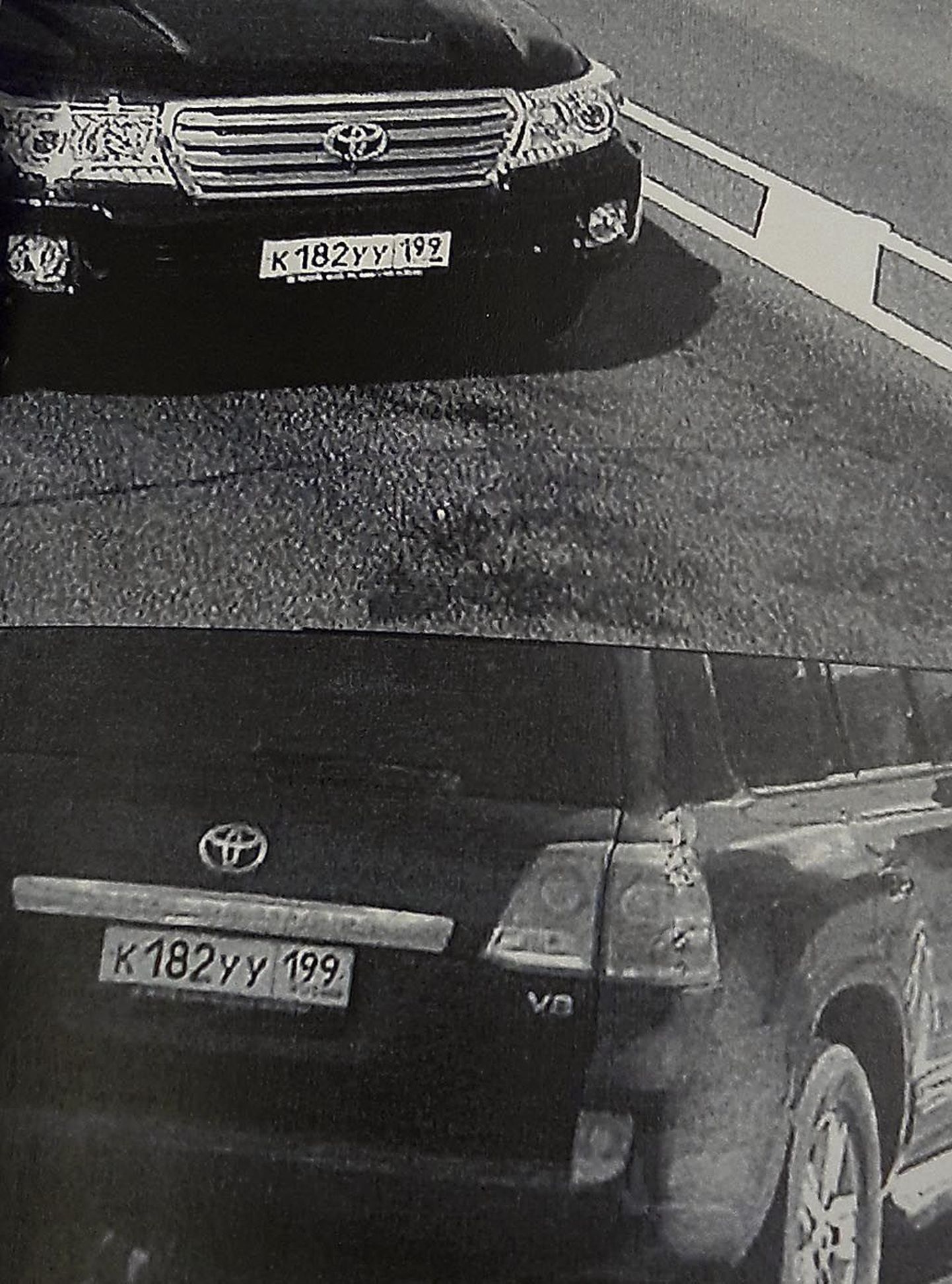 Varastatud Toyota Land Cruiser jäi pärast kadumist Ikla piiripunkti kaamera ette vahetatud numbrimärkidega.