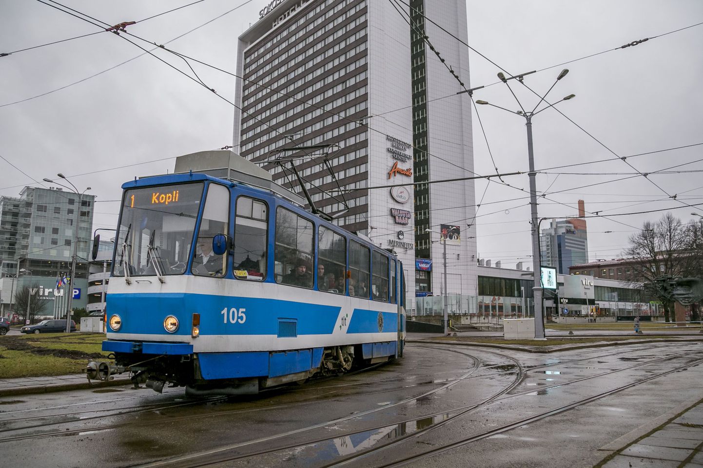 Trammipöörangute väljavahetaine Viru ringil seiskab suvel kogu Tallinna trammiliikluse.