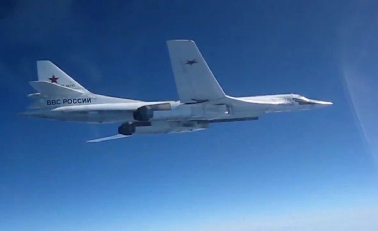 Vene pommitaja Tu-160.