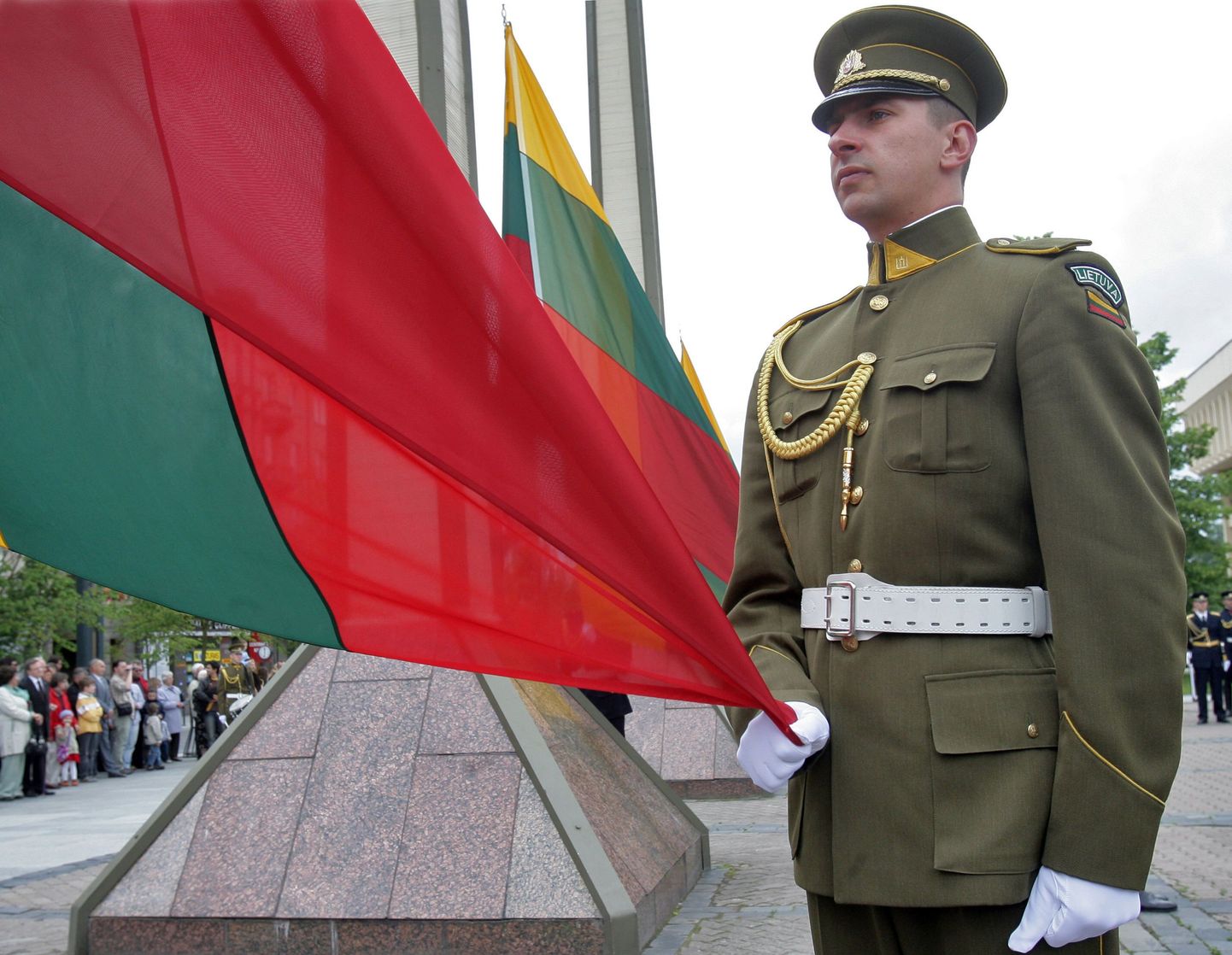 Küüditamise 68. aastapäeva meenutamine Vilniuses 2009. aasta 14. juunil.