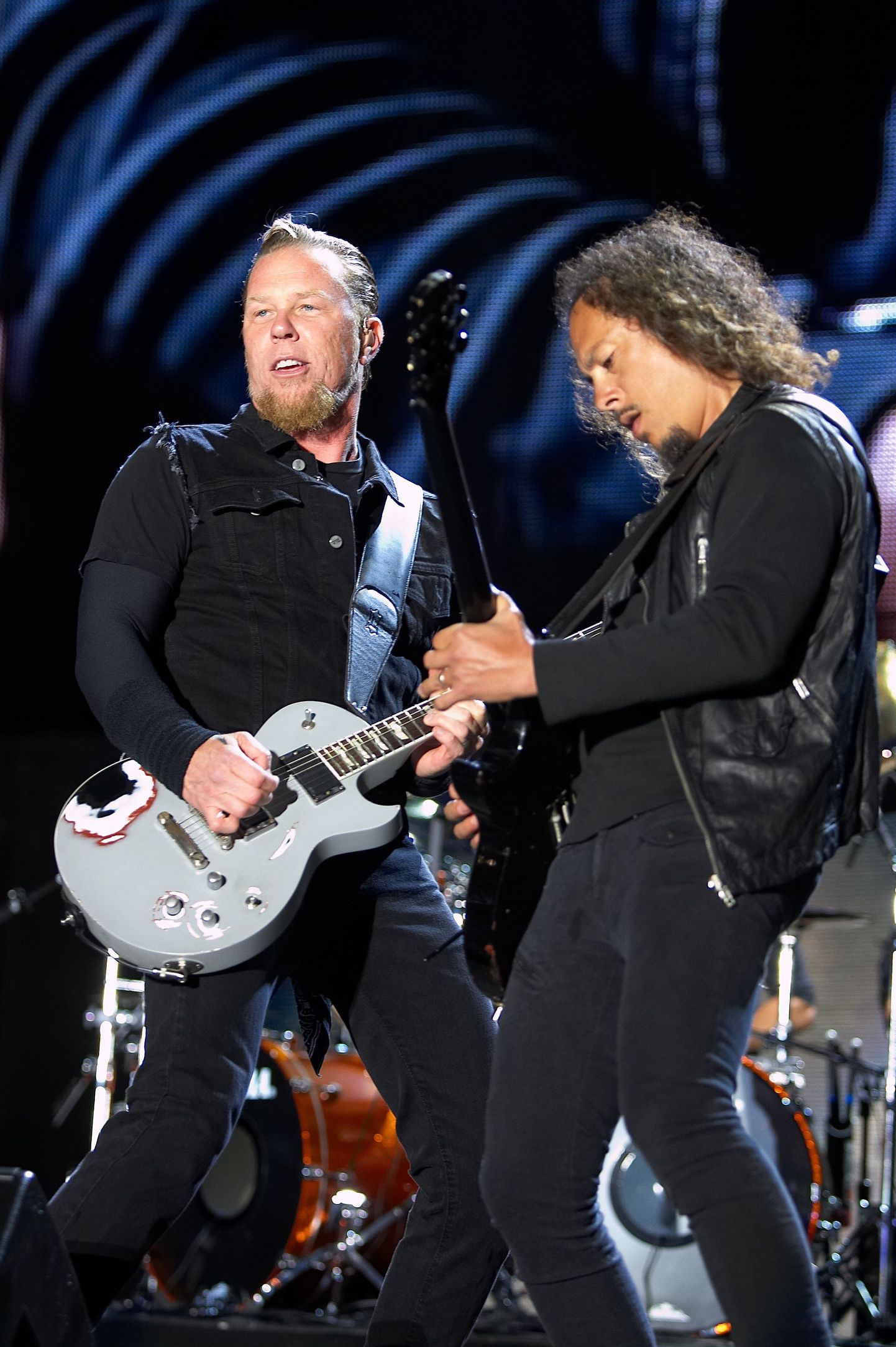 James Hetfield ja Kirk Hammett ansamblist Metallica