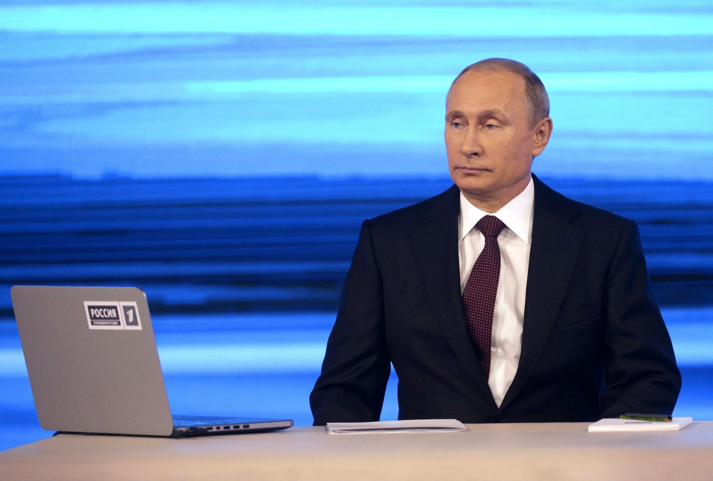 Vene president Vladimir Putin tänases otseliini saates.