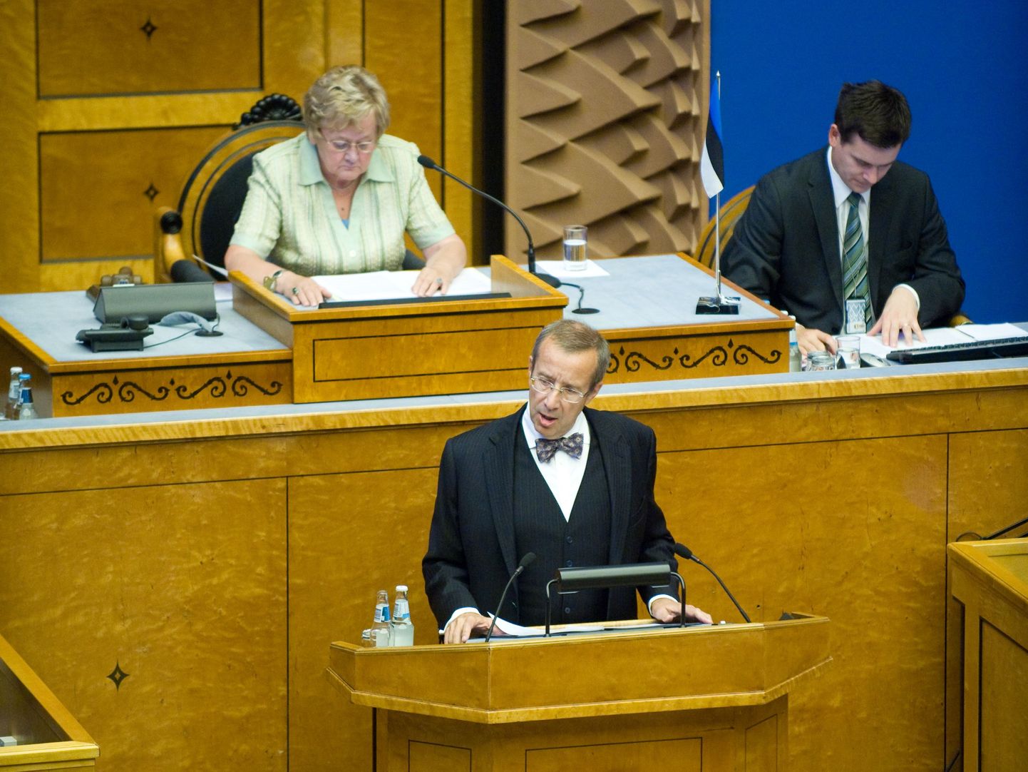 Riigikogu hooaja avaistung. President Toomas Hendrik Ilves.