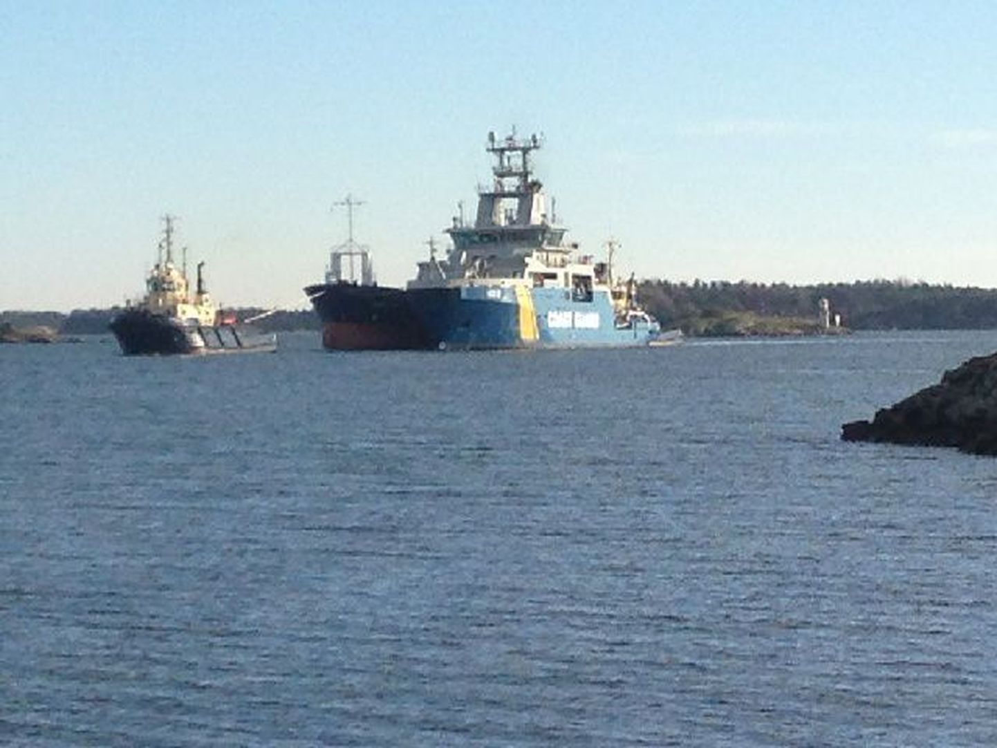 Eesti kaubalaev Kertu jõudis täna pärastlõunal Rootsi Oxelösundi sadamasse.