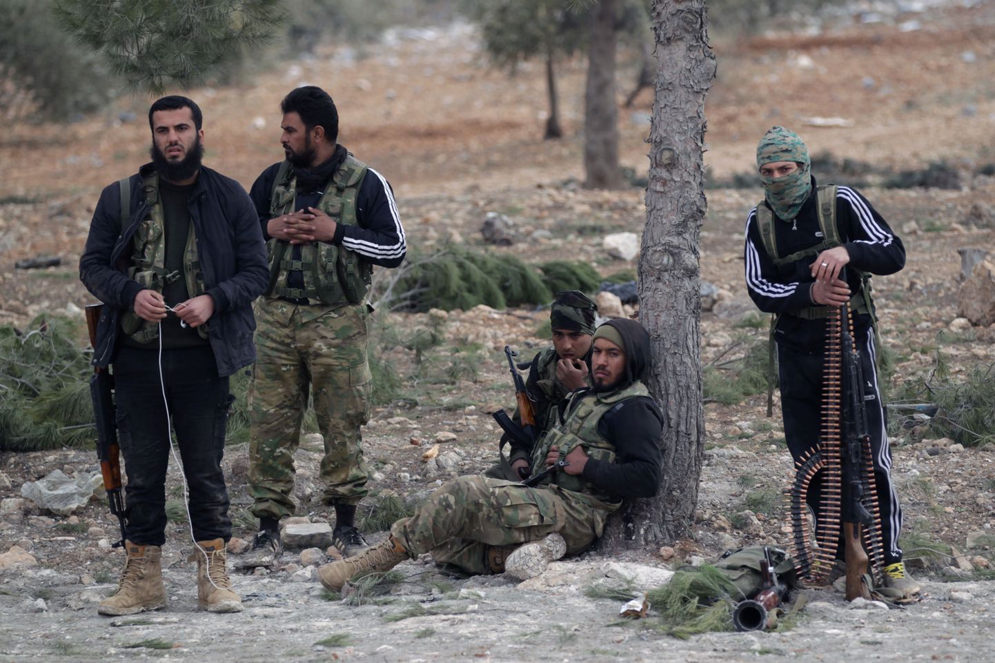 Opositsioonilise Vaba Süüria Armee liikmed
