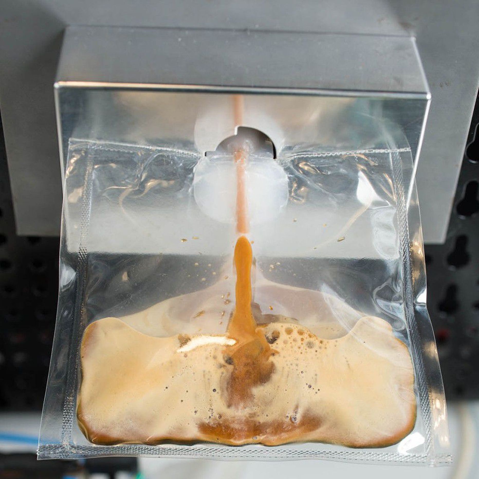 ISSpresso masina prototüüp, mida Argotec hetkel testib.