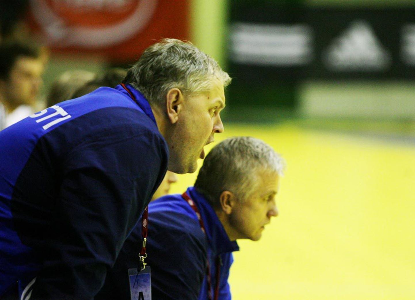 Kalmer Musting (vasakul) ja Ain Pinnonen jätkavad käsipallikoondise eesotsas ka järgmises valiktsüklis