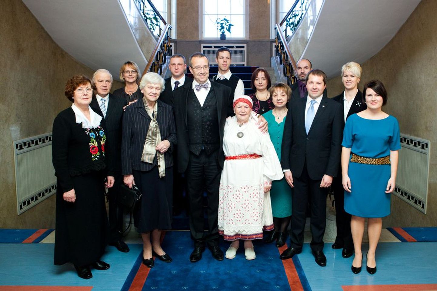 President Toomas Hendrik Ilves tunnustas homse vabatahtlike päeva puhul Eesti silmapaistvamaid vabatahtlikke.