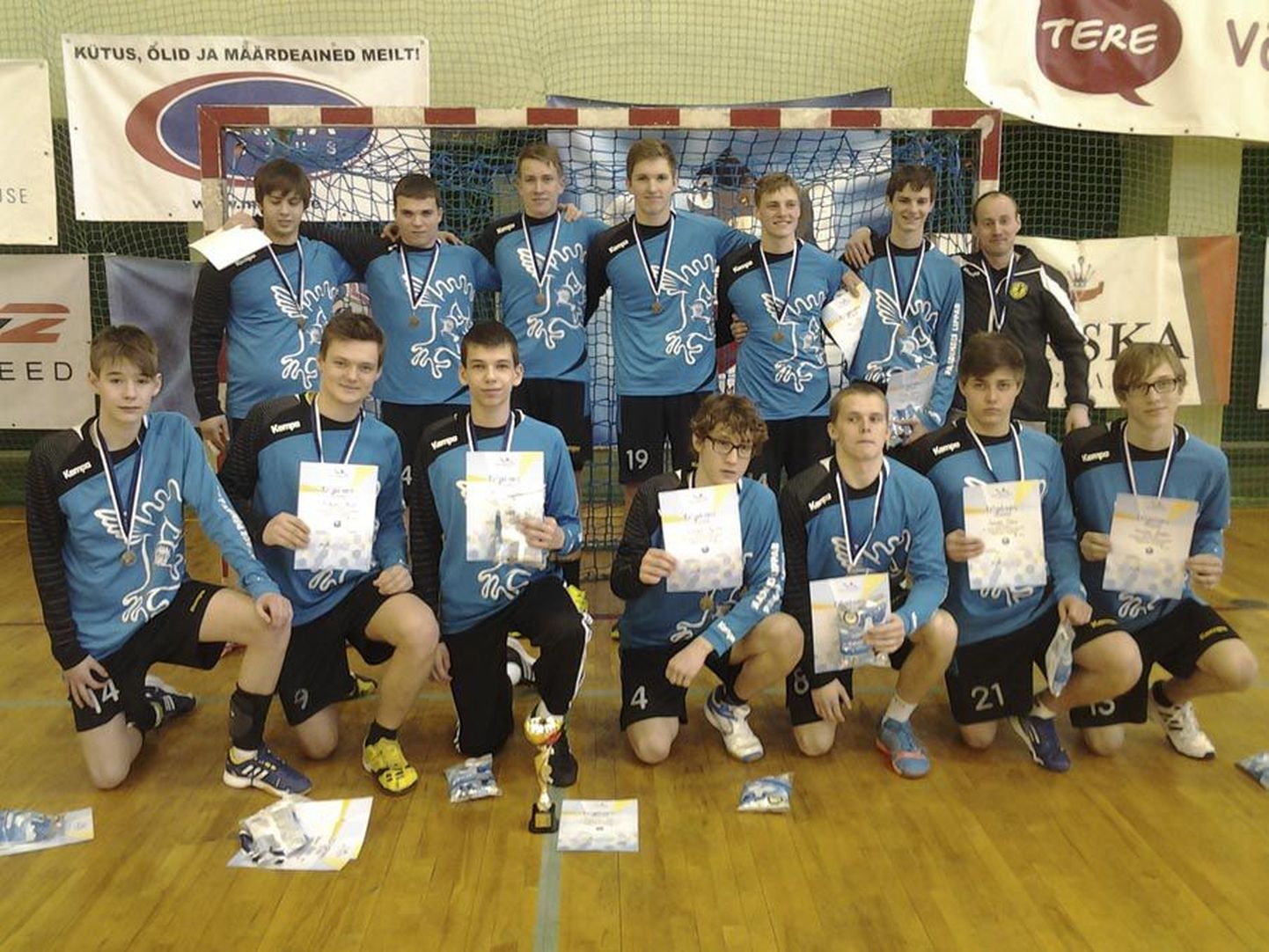 Viljandi spordikooli meeskond saavutas Eesti meistrivõistlustel kolmanda koha.