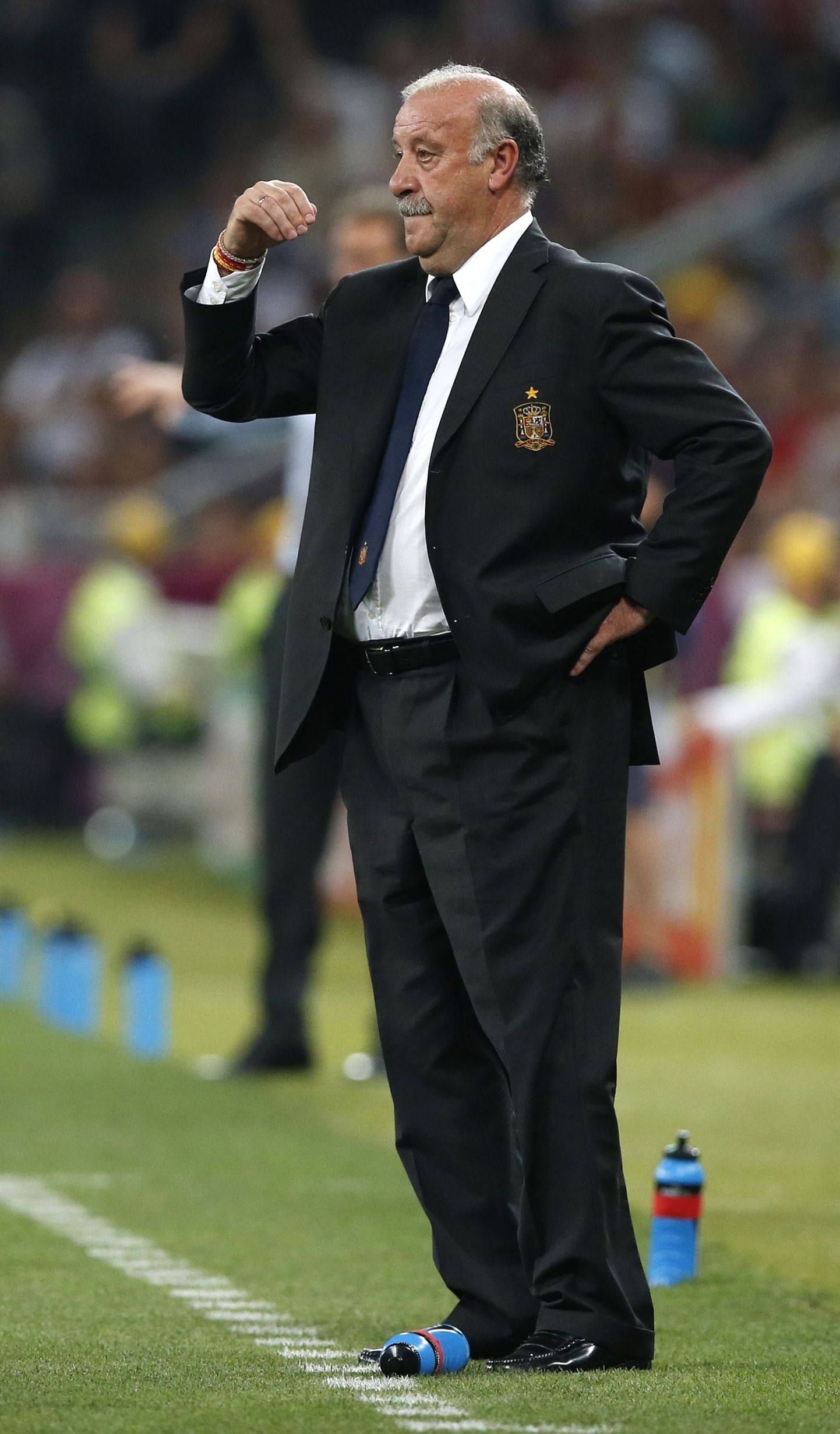 Главный тренер сборной Испании Висенте дель Боске.