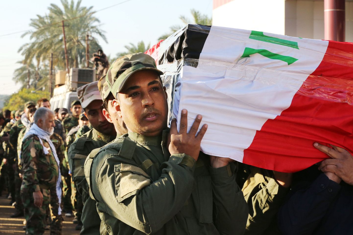Kõrge sõjaväelase matused Iraagis