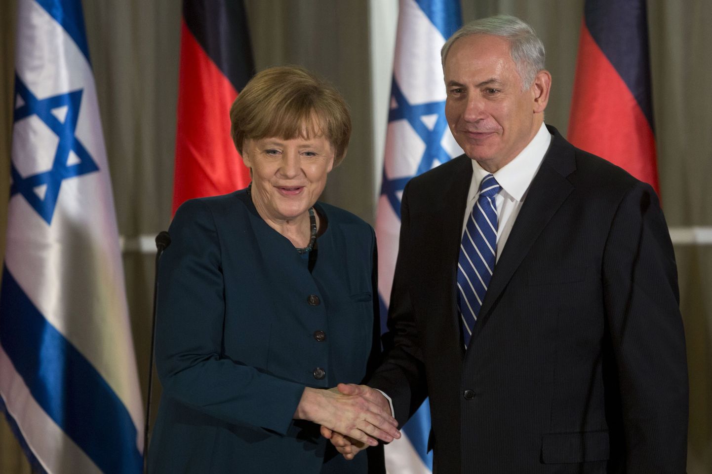 Saksamaa kantsler Angela Merkel ja Iisraeli peaminister Benjamin Netanyahu