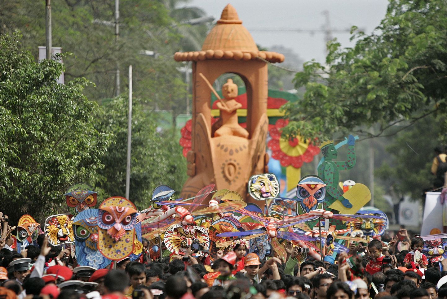 Uue aasta paraad Bangladeshis Dhakas