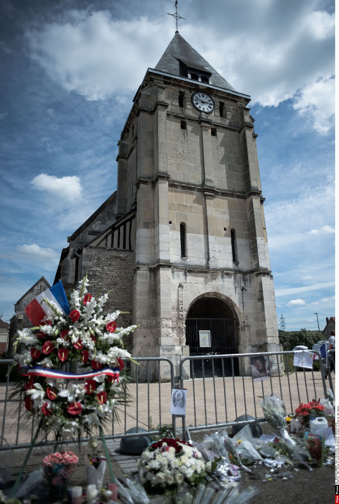 Saint-Étienne-du-Rouvray kirik Normandias.