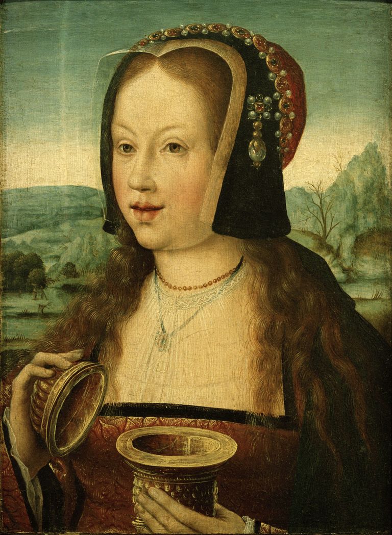 Tundmatu Brüsseli kunstniku maal Austria Margaretist Mary Magdalenast, umbes 1520