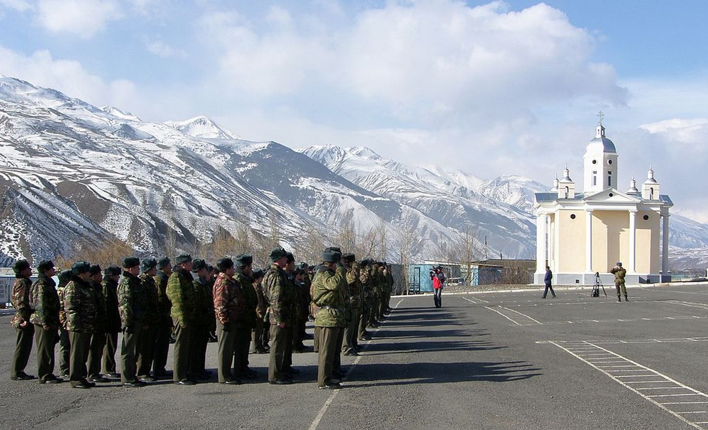 Vene sõdurid piirivalveväeosas Dagestanis..