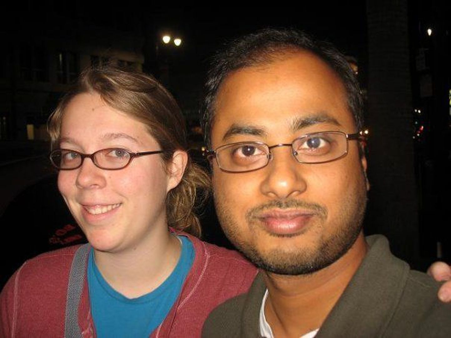 Ashley Hasti (vasakul) ja Mainak Sarkar
