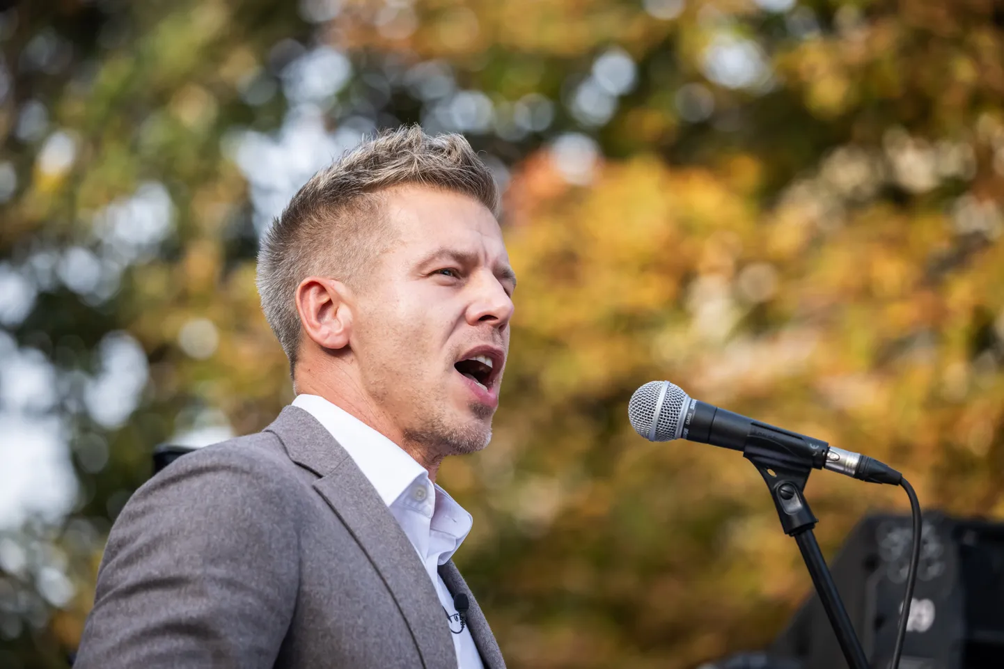 Ungari opositsioonipoliitik Péter Magyar.