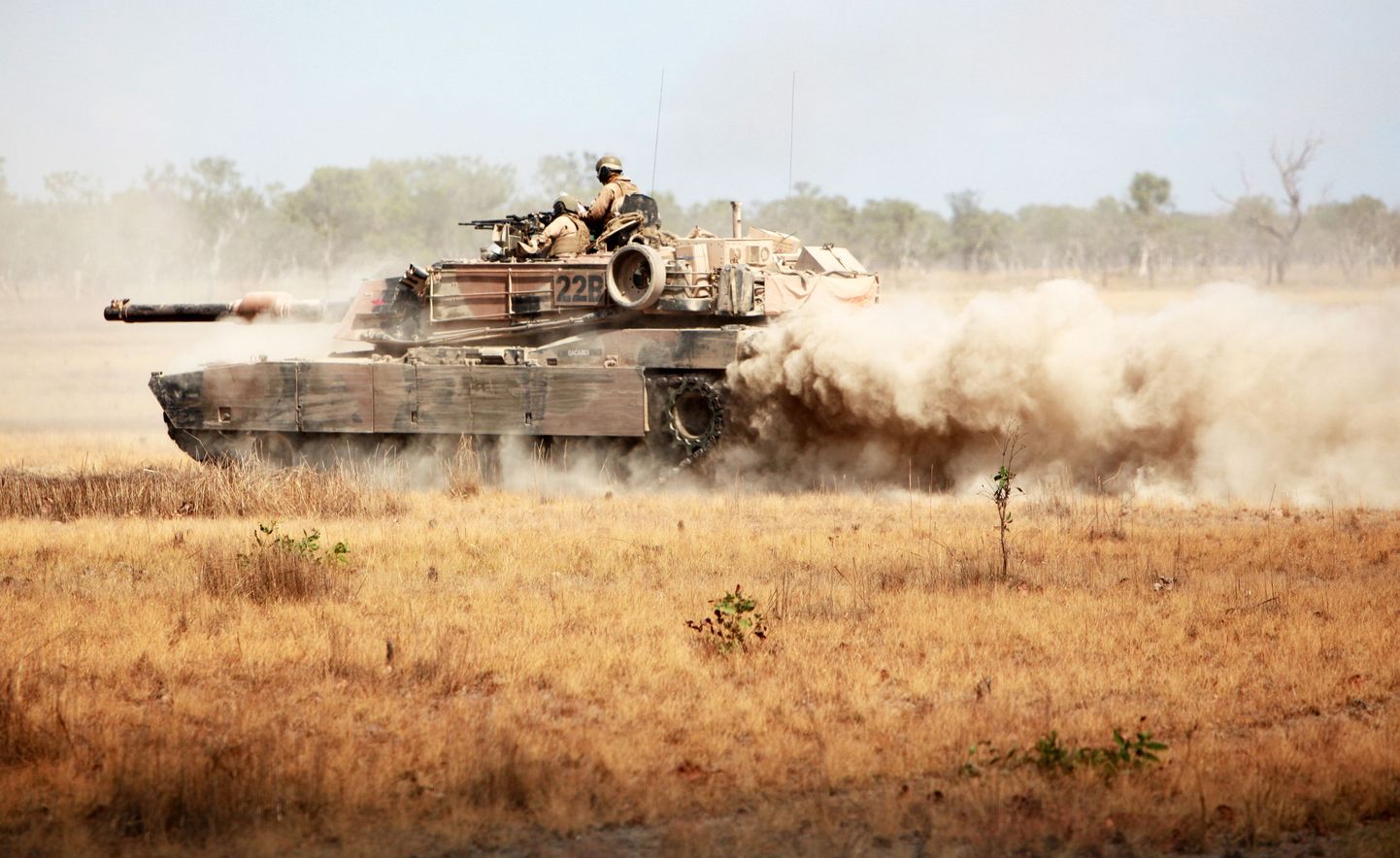USA armee käsutuses olev M1A1 Abrams tank.