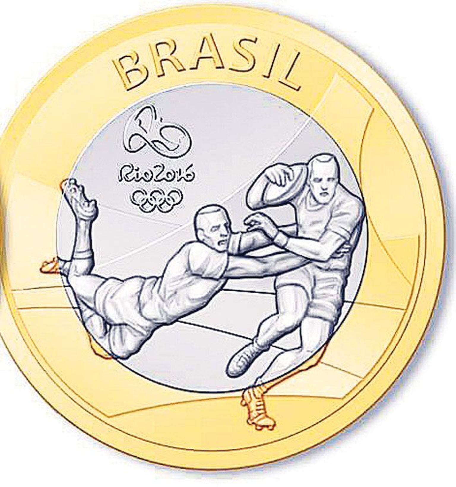 2016. aasta Rio de Janeiro olüm­piamängude meenemünt.