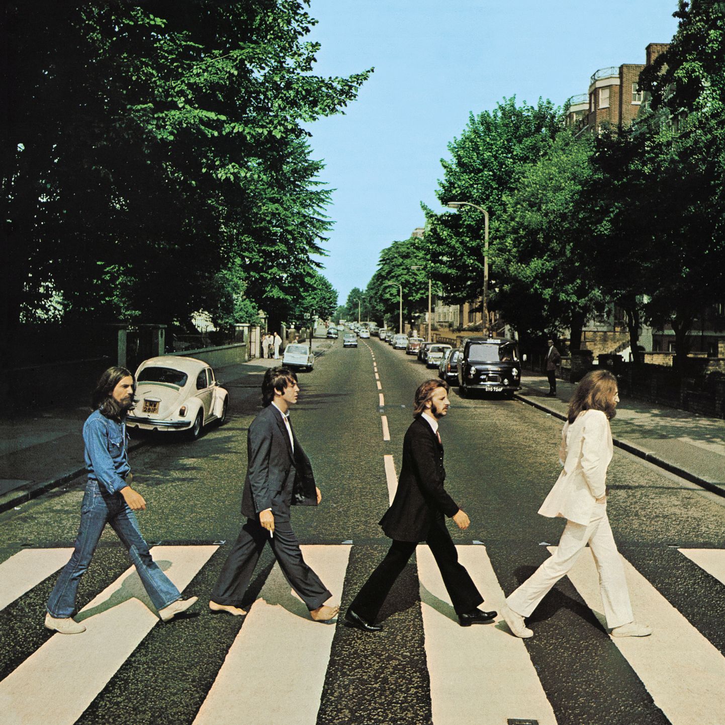 "The Beatles" albuma "Abbey Road" vāks.