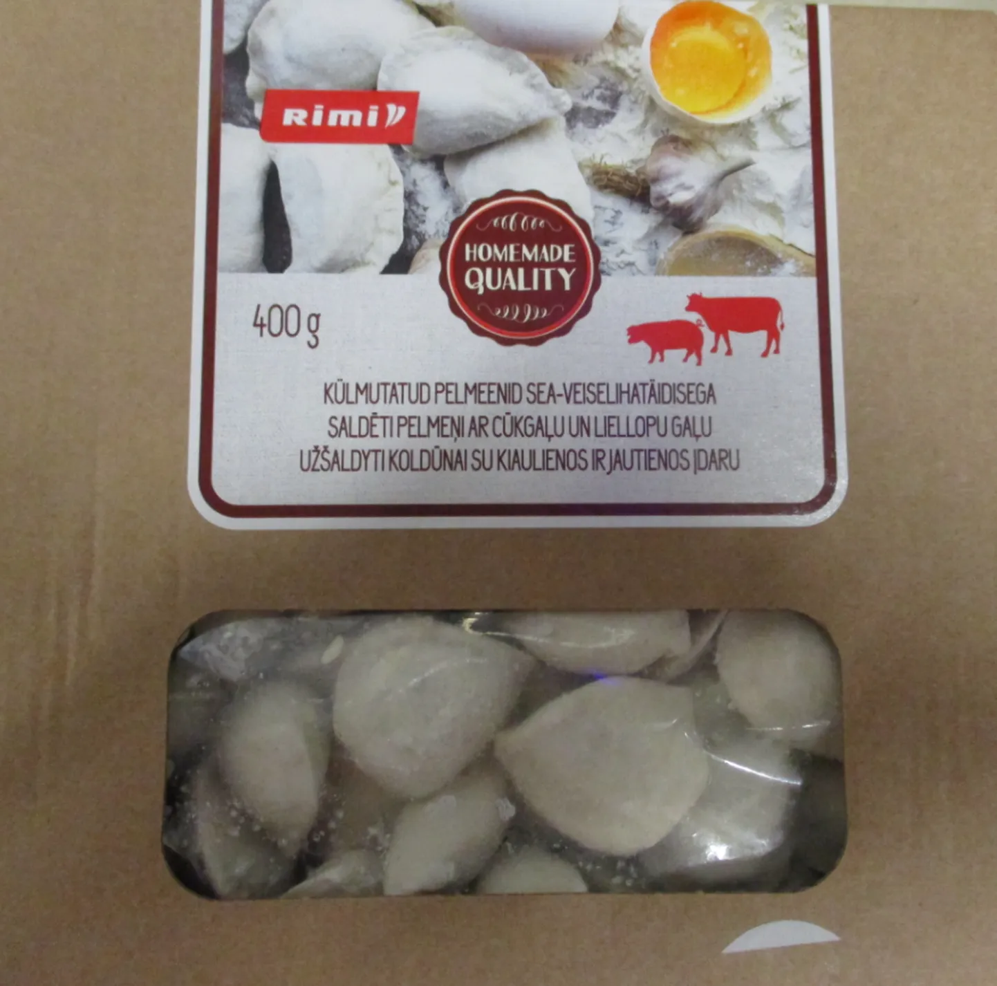 Rimis müüdavad salmonelloosinakkusega pelmeenid.