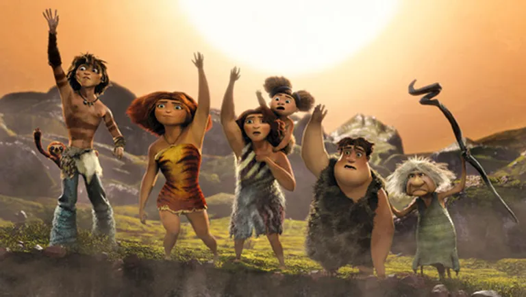 Kadrs no multfilmas "The Croods"