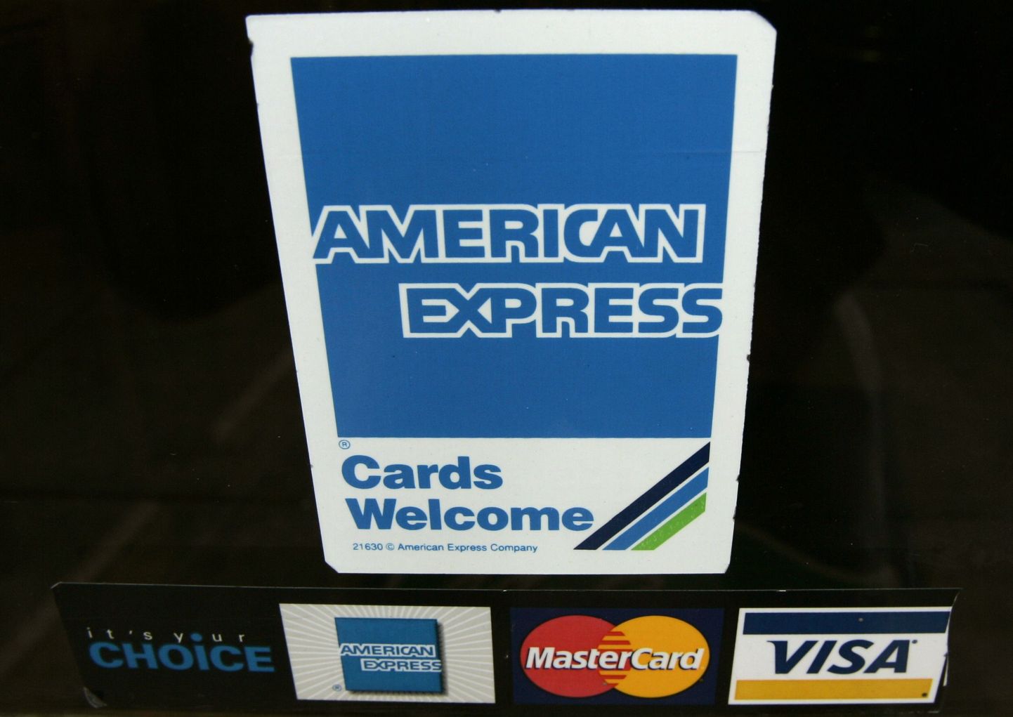 American Expressi ja teiste krediitkaartide logod