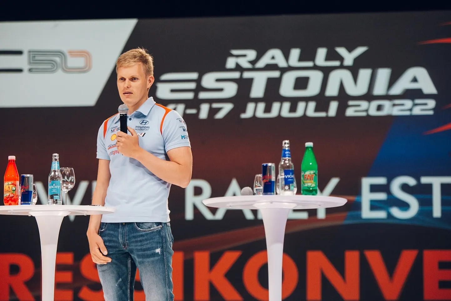 Ott Tänak eilsel pressikal