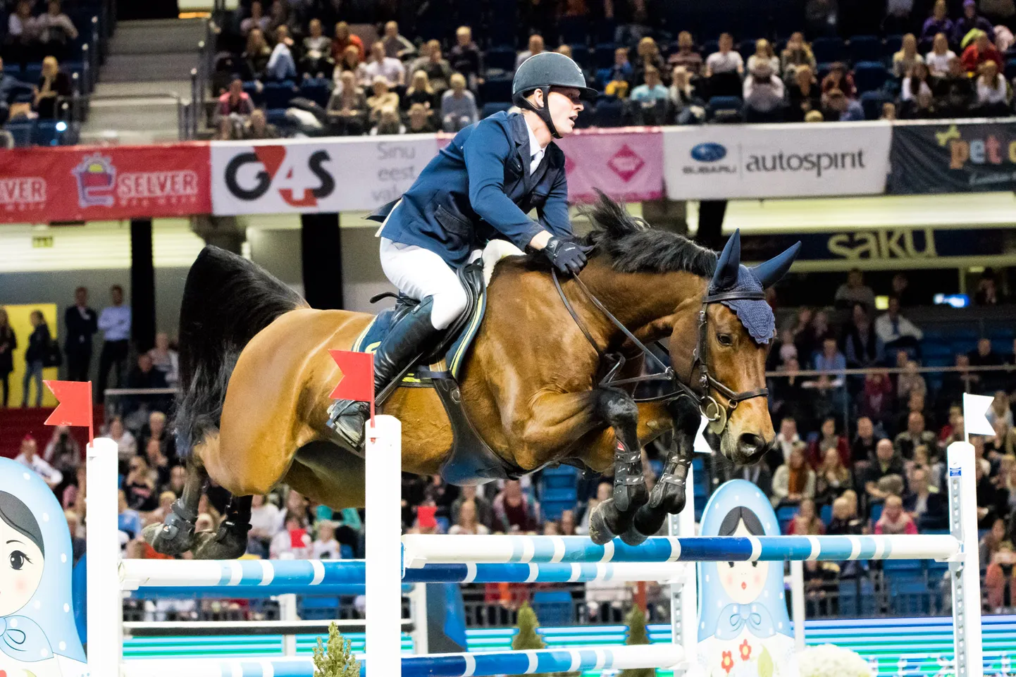 Kullo Kender ja Artas Tallinna Horse Showl.
