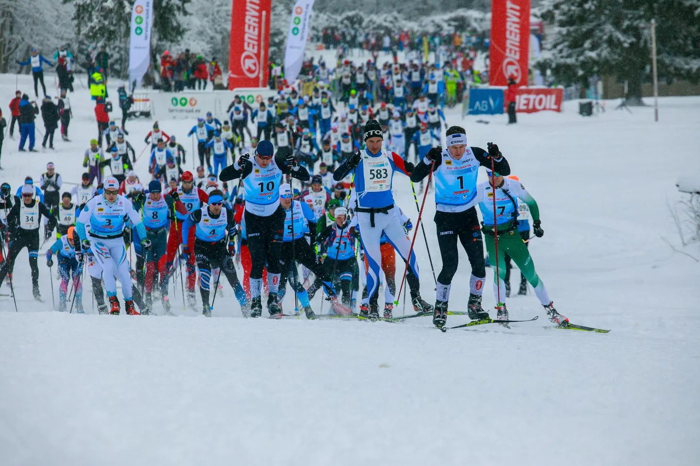 Viru maraton meelitab kohale hulga suusasõpru. Populaarsust üritavad ära kasutada ka netikelmid.