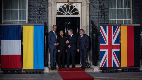 Ukrainas, Lielbritānijas, Francijas un Vācijas līderi vienoj