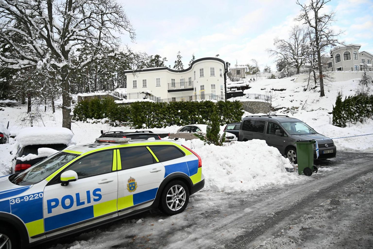Maja, kus Rootsi julgeolekuteenistus pidas teisipäeval kinni kaks spionaažis kahtlustatavat isikut. 