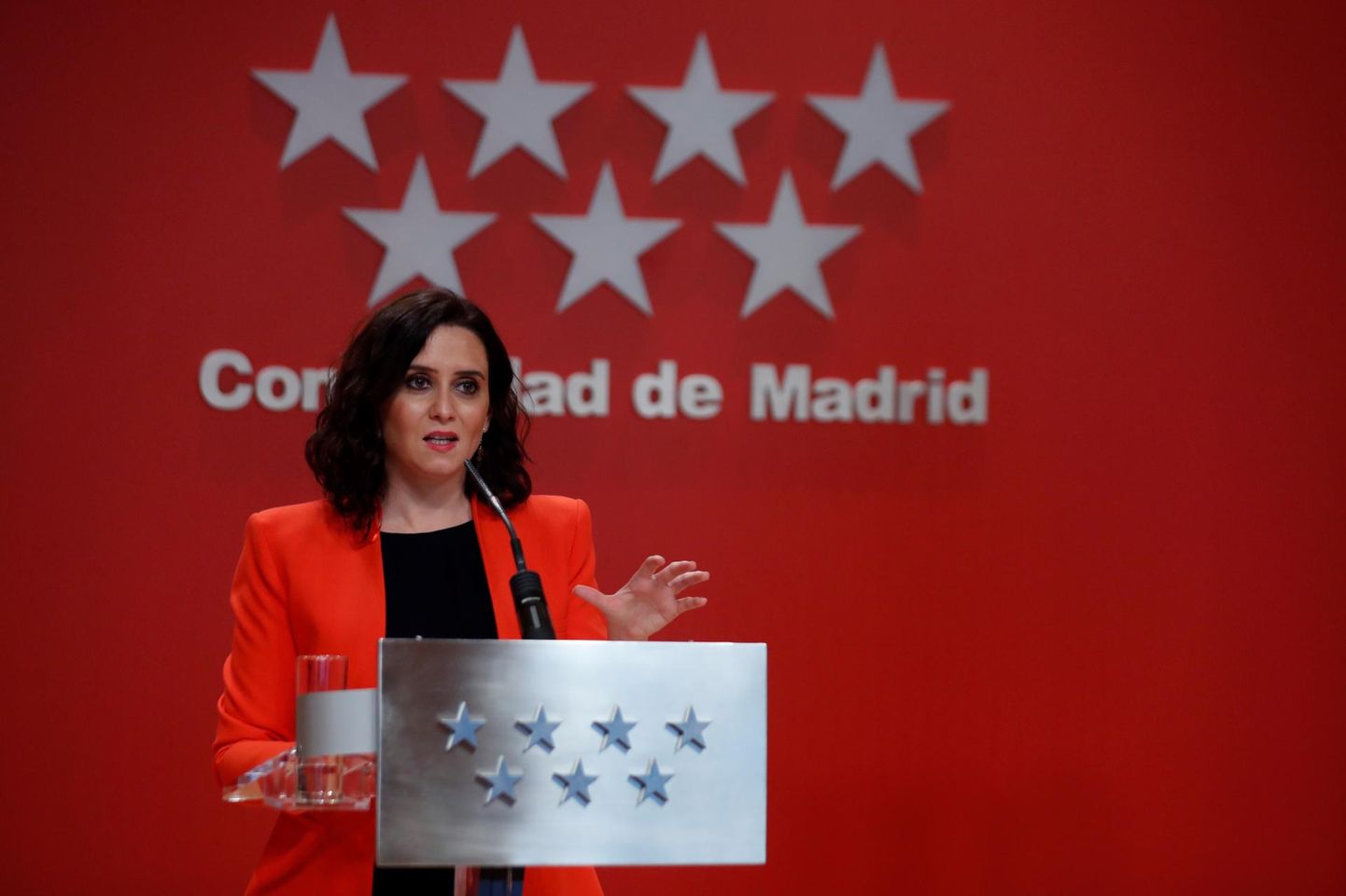 Madridi omavalitsuse juht ja Rahvapartei liige Isabel Diaz Ayuso. 