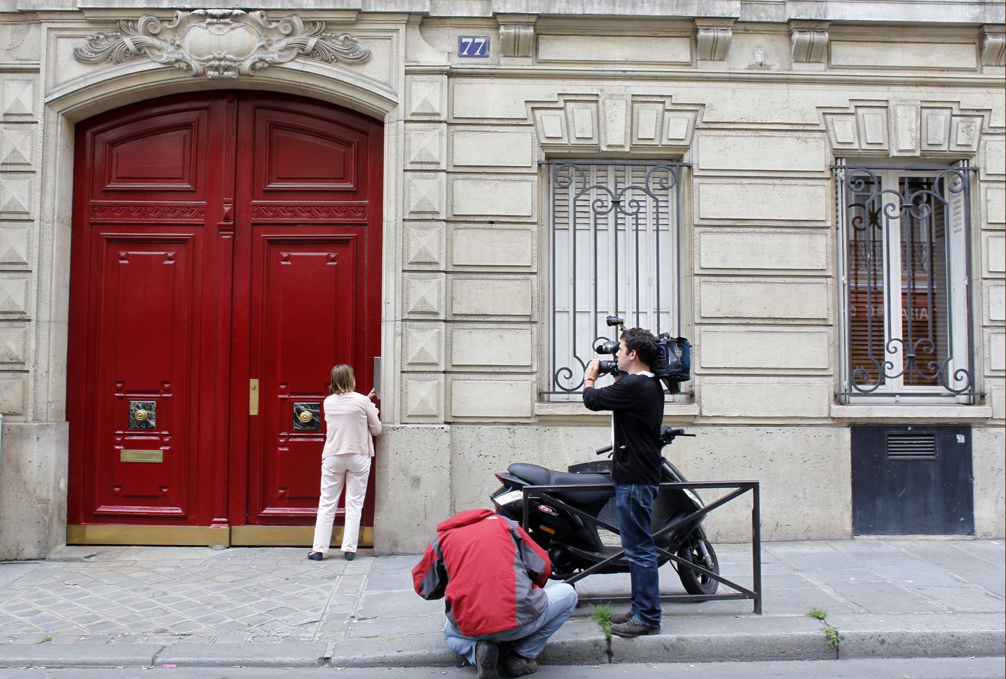 Pariisi maja, kus asub Nicolas Sarkozy kontor