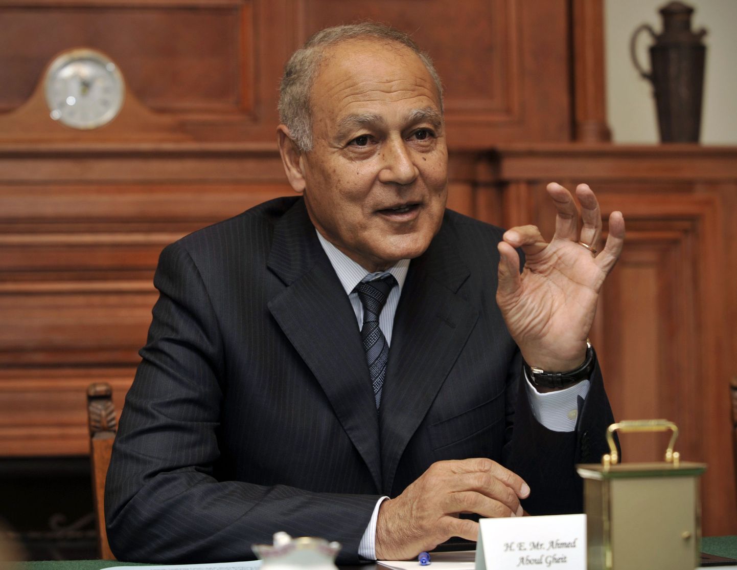 Egiptuse välisminister Ahmed Abul Gheit