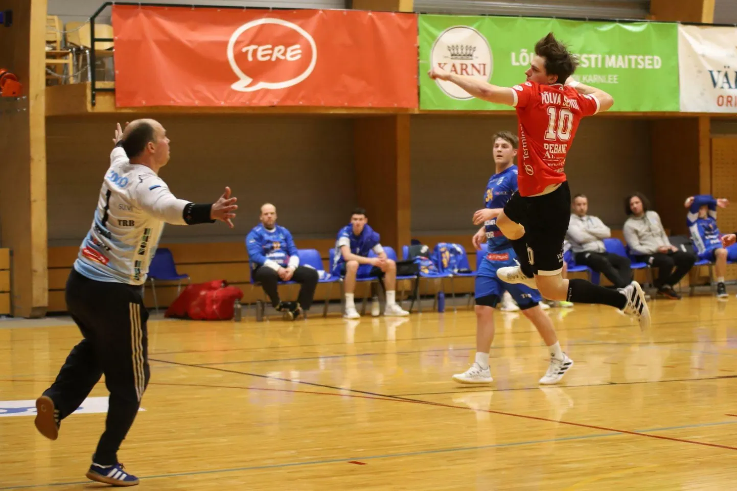 Mathias Rebane sai kirja viis tabamust.