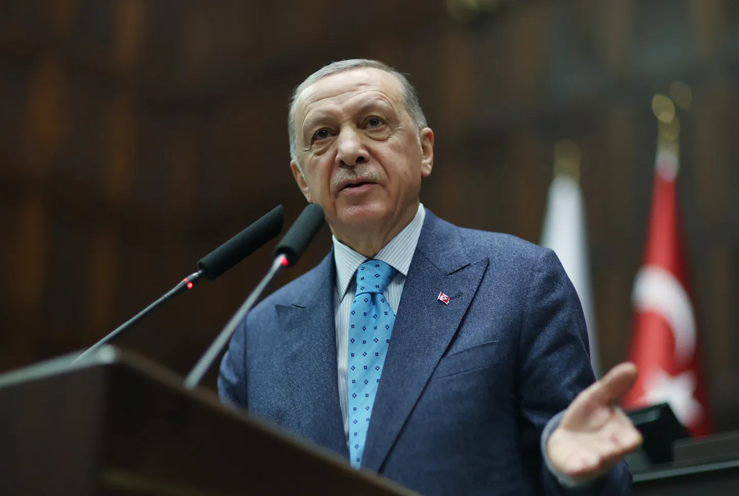 Turcijas prezidents Redžeps Tajips Erdogans