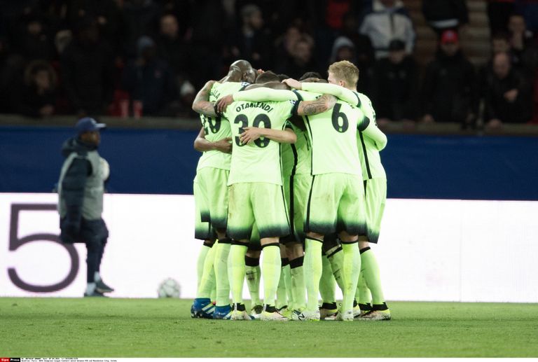 Manchester City mängijad võisid viigi üle rõõmustada. Foto: