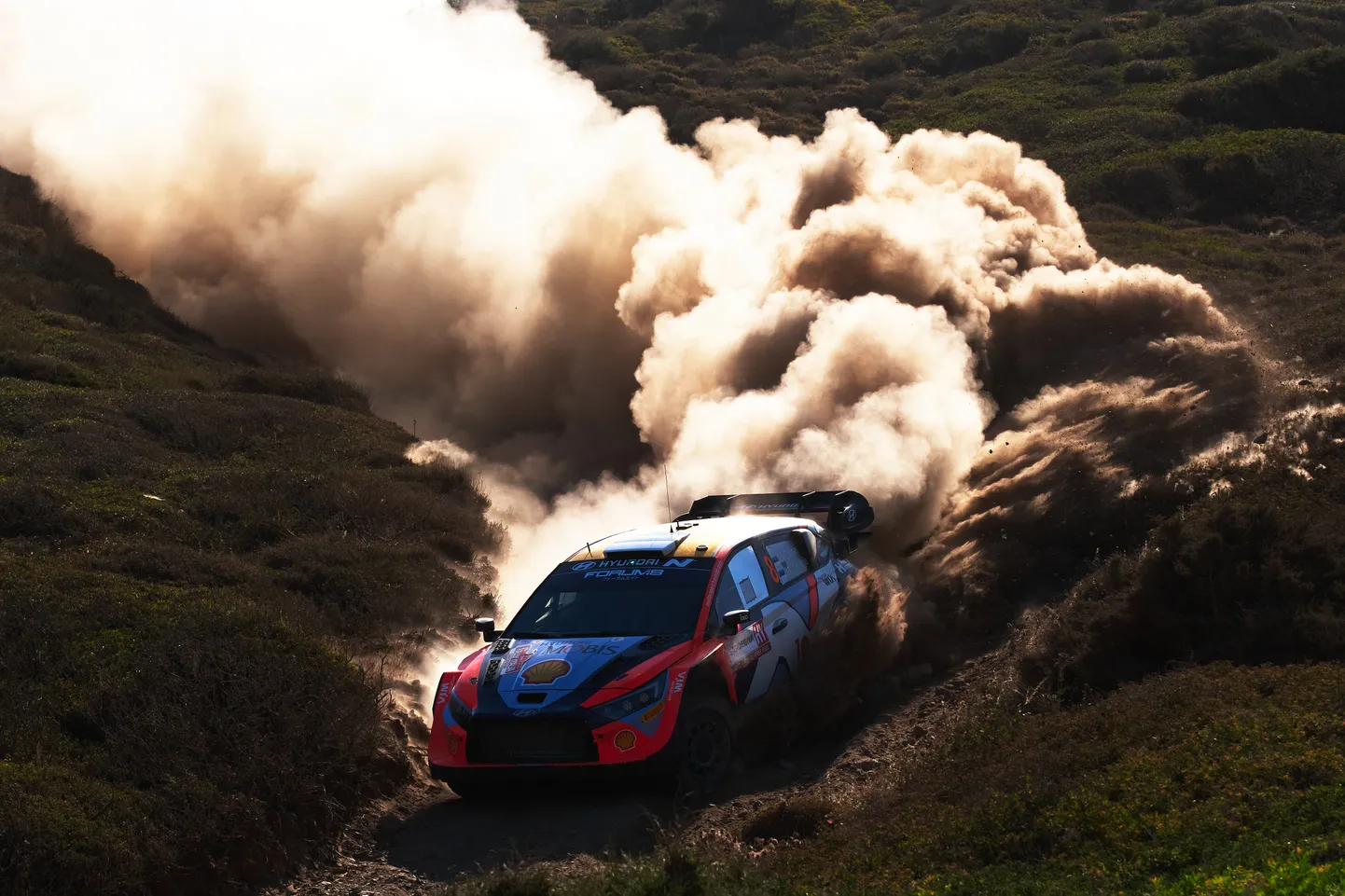 Ott Tänak ja Martin Järveoja Sardiinia MM-rallil.