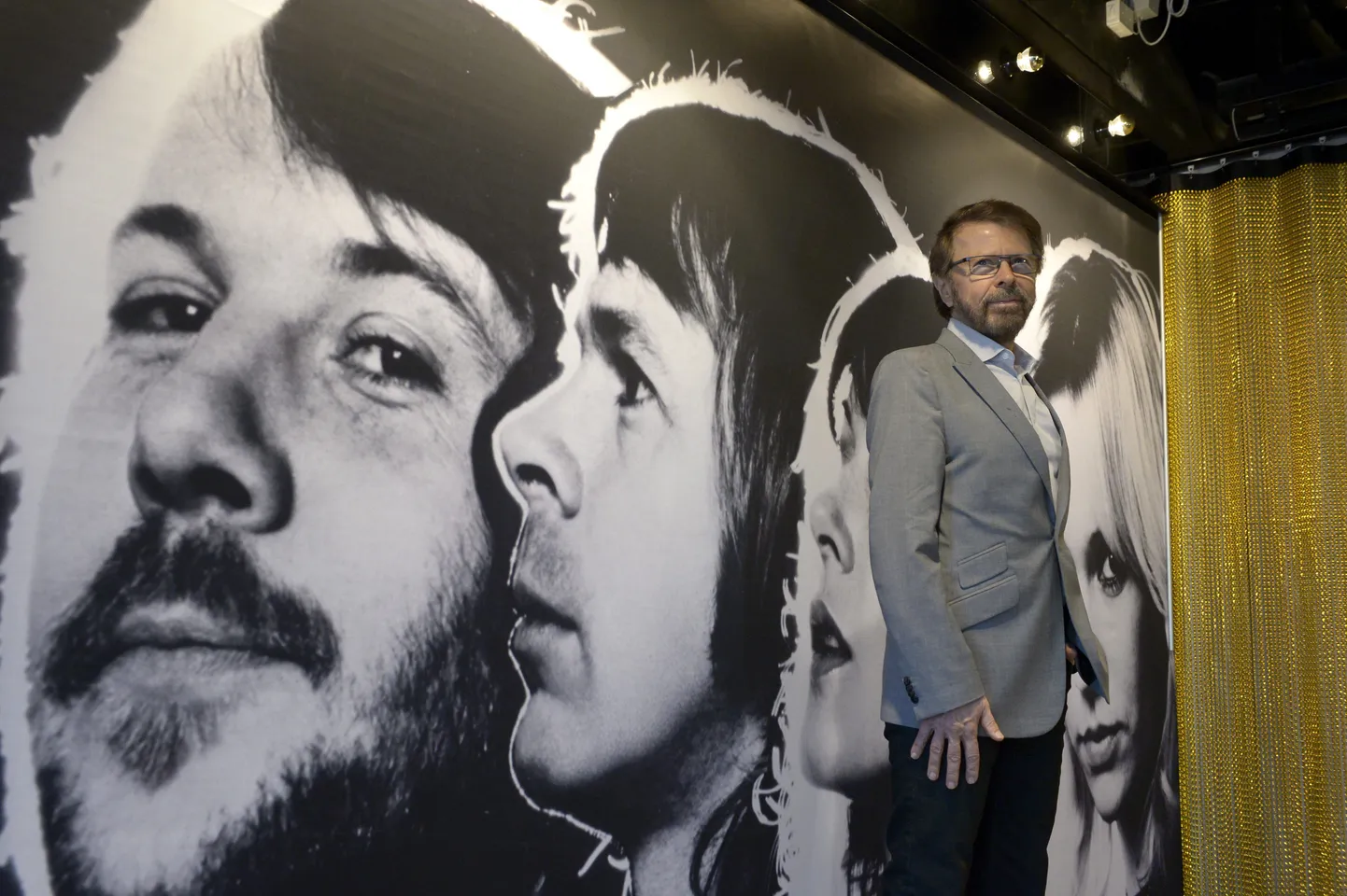 Björn Ulvaeus Abba muuseumis Stockholmis.