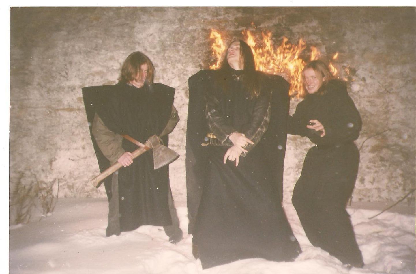 Tharaphita 1995. aastal. Black metal armastab dramaatikat!