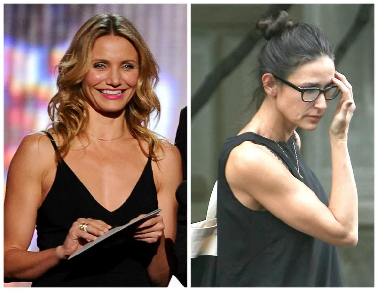 Cameron Diaz ja Demi Moore. Fotod: