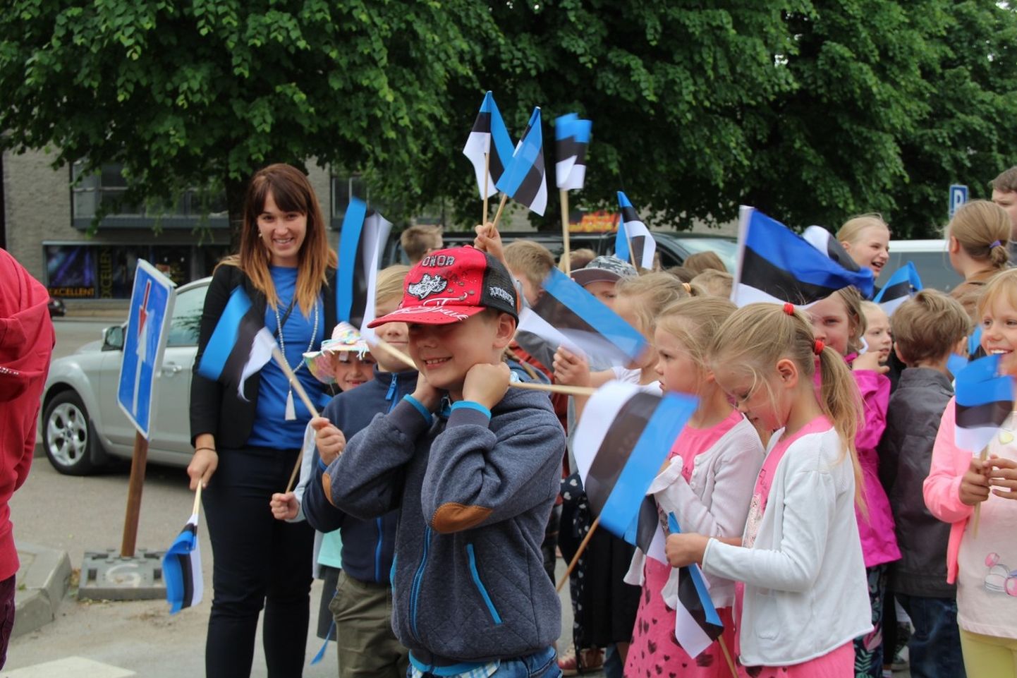 Eesti lipu päeva tähistamine Otepääl