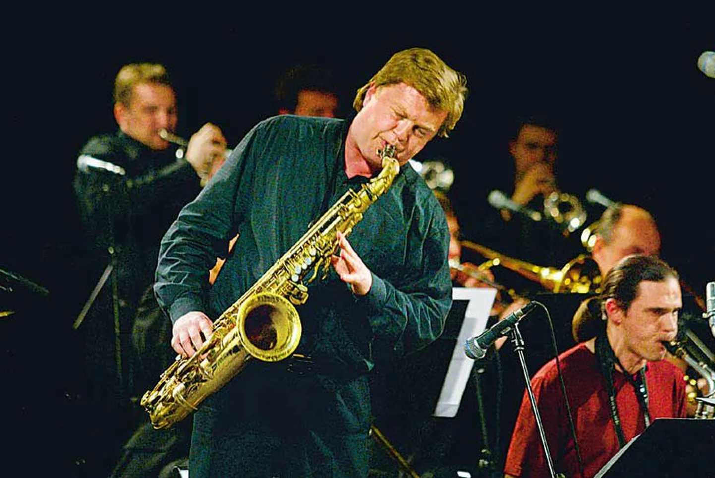 Kaks Estonian Dream Big Bandi säravatest  saksofonist Raivo Tafenau (esiplaanil) ja klarnetist Meelis Vind.
