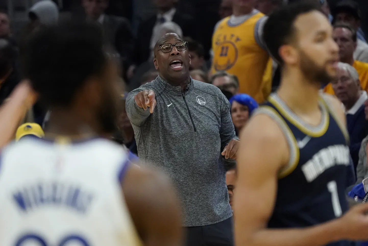 Golden State Warriorsi abitreener Mike Brown, kes läheb uuel hooajal Sacramento Kingsi peatreeneriks.