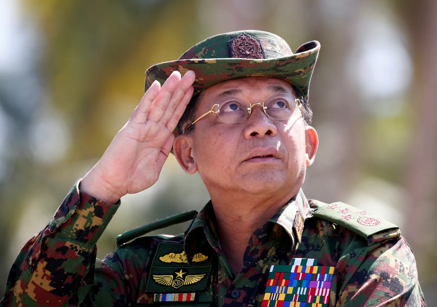 Min Aung Hlaing.